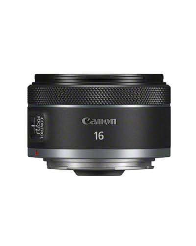 Canon Objektiv RF 16mm F2.8 STM Ultra Weitwinkel-Objektiv für Kameras der Canon EOS R Serie (Festbrennweite, Leiser STM-Autofokusmotor, hohe Lichtstärke, 165g), schwarz von Canon