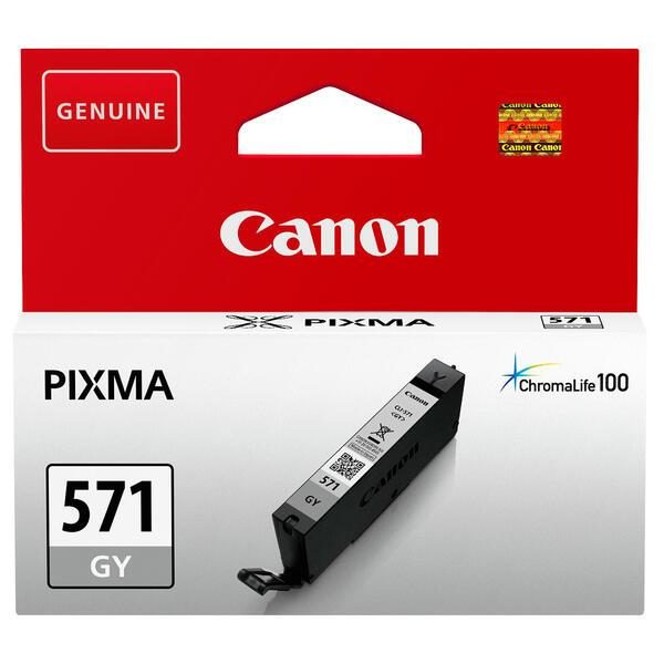 Canon Original CLI-571GY Druckerpatrone - grau (0389C001) von Canon