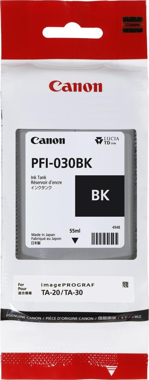 Canon Original PFI-030BK Druckerpatrone - schwarz 55ml von Canon