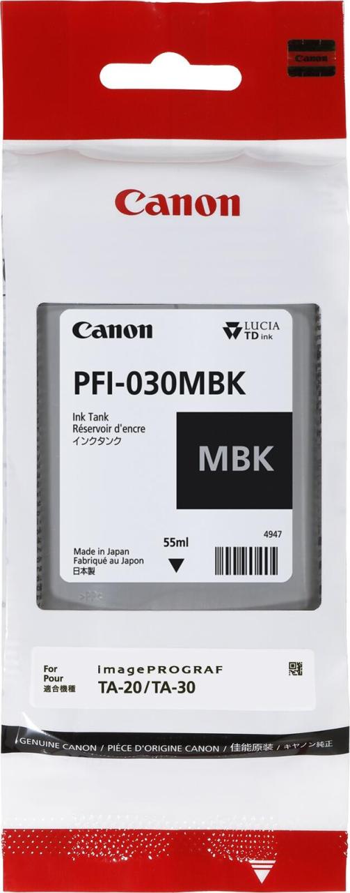 Canon Original PFI-030MBK Druckerpatrone - mattschwarz 55ml von Canon