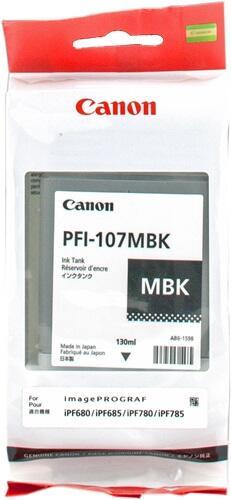 Canon Original PFI-107MBK Druckerpatrone - mattschwarz (6704B001) von Canon
