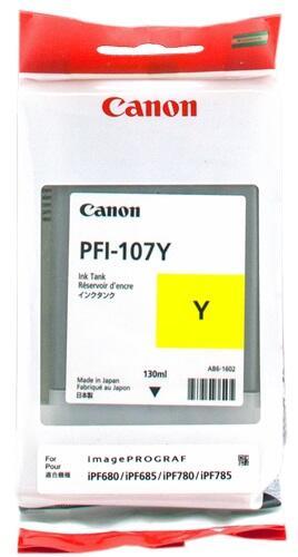 Canon Original PFI-107Y Druckerpatrone - gelb (6708B001AA) von Canon