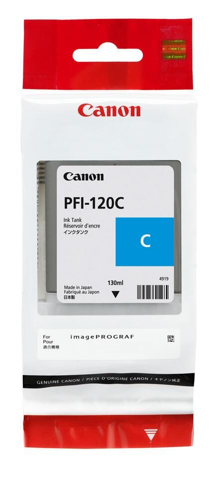 Canon Original PFI-120C Druckerpatrone - cyan 130ml Canon Original PFI-120C Druckerpatrone - cyan 130ml von Canon