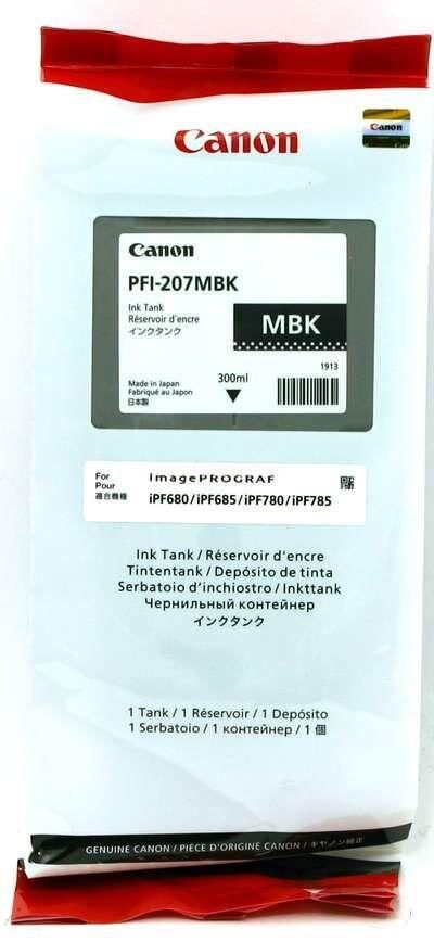 Canon Original PFI-207MBK Druckerpatrone - mattschwarz 300ml von Canon