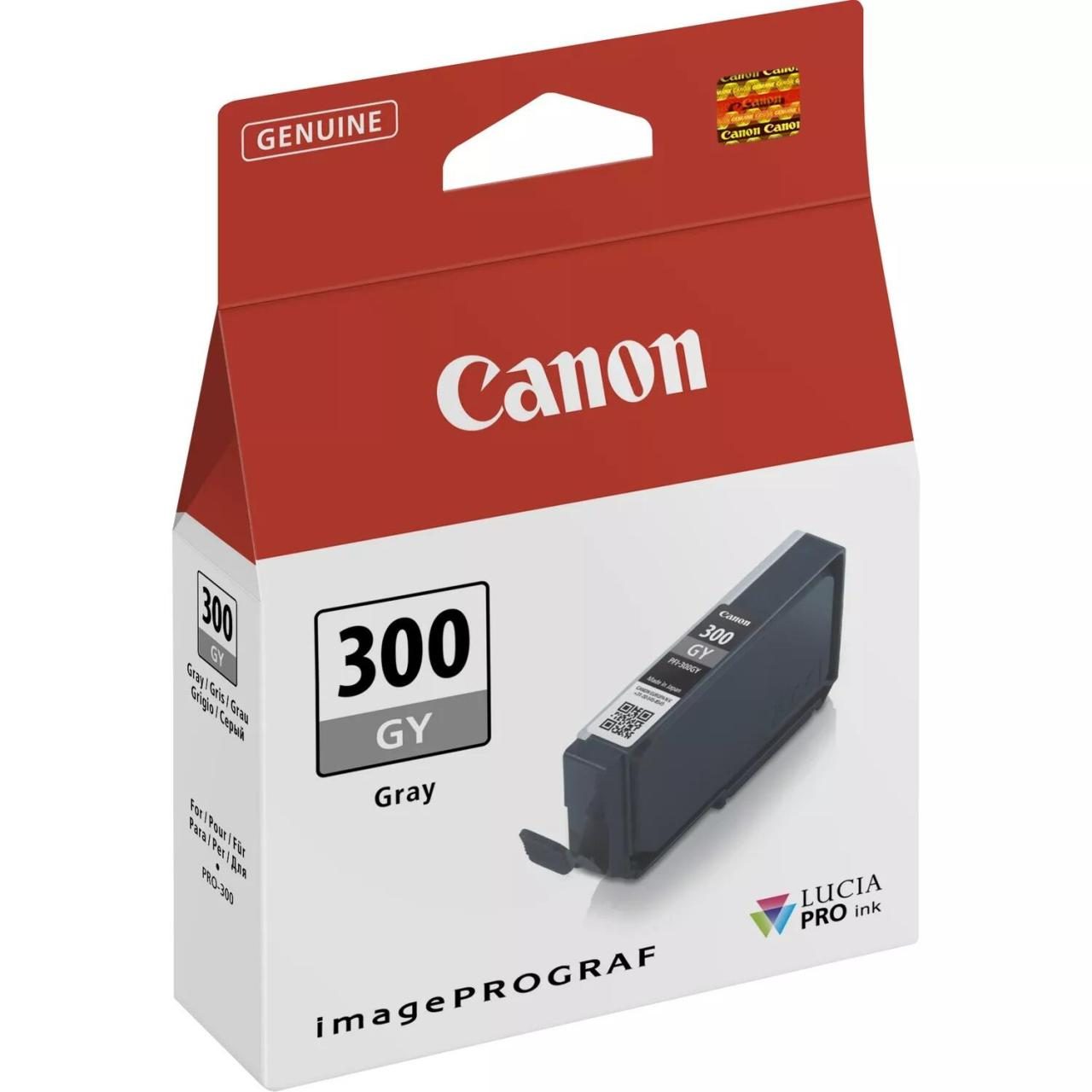 Canon Original PFI-300GY Druckerpatrone - grau (4200C001) von Canon