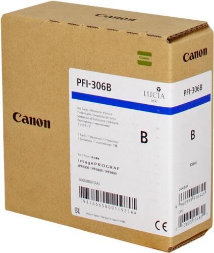 Canon Original PFI-306B Druckerpatrone - blau 330ml von Canon