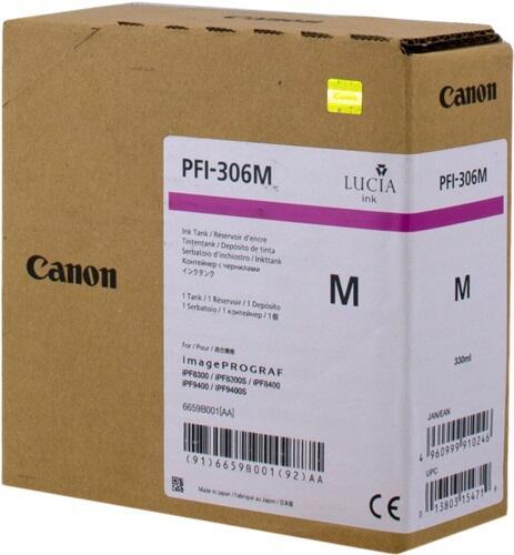 Canon Original PFI-306M Druckerpatrone - magenta 330ml von Canon
