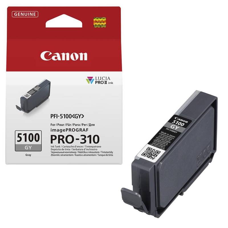 Canon Original PFI-5100 GY Druckerpatrone - grau 6959C001 von Canon