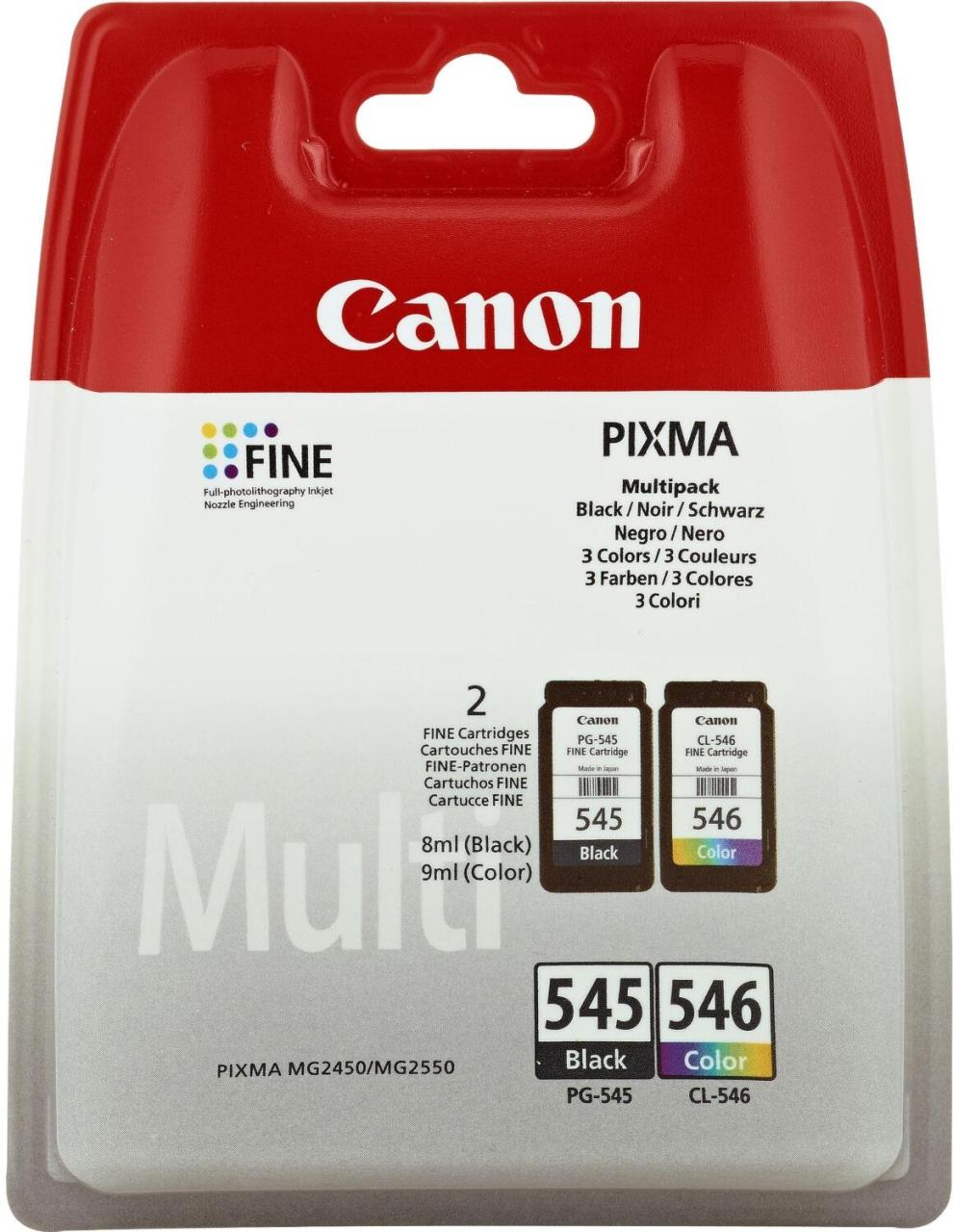 Canon Original PG-545/CL-546 Druckerpatronen - Multipack (8287B005) von Canon