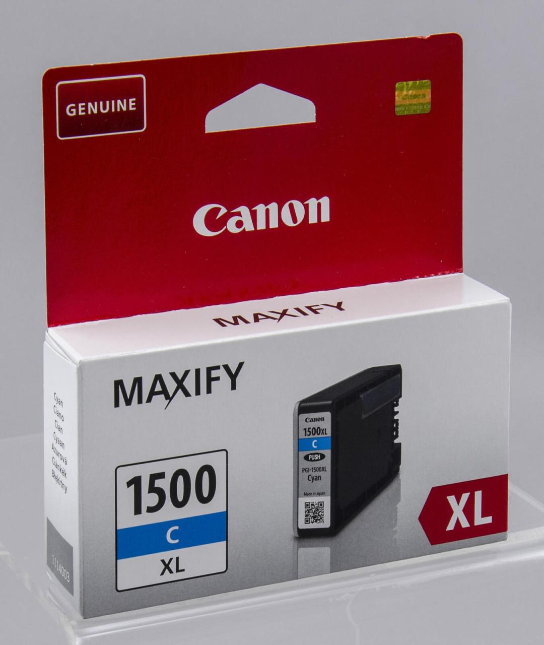 Canon Original PGI-1500XL C Druckerpatrone cyan 1.020 Seiten (9193B001) von Canon