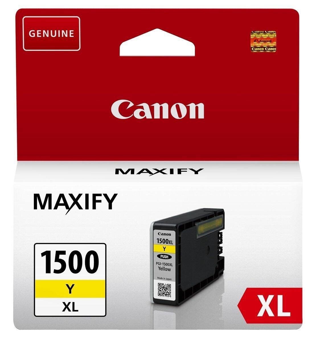 Canon Original PGI-1500XL Y Druckerpatrone gelb 935 Seiten von Canon