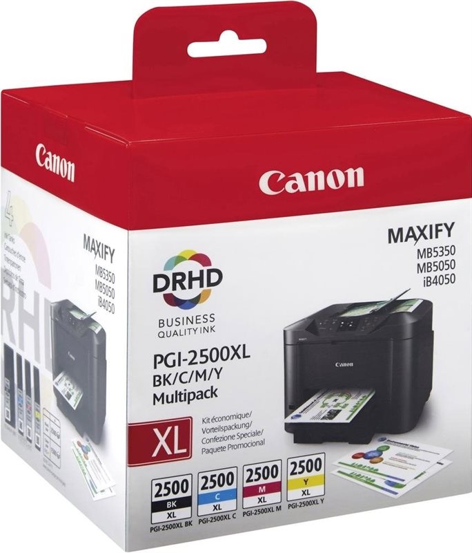 Canon Original - PGI-2500XL C/M/Y/BK Tinte Canon Original - PGI-2500XL C/M/Y/BK Tinte von Canon