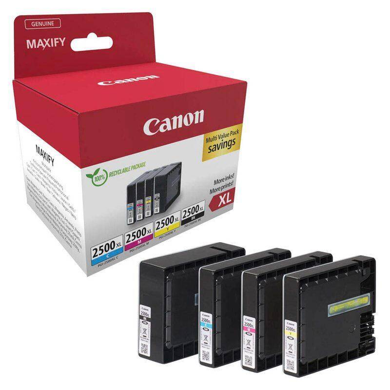 Canon Original PGI-2500XL Druckerpatronen 4er-Multipack - BK/C/M/Y von Canon