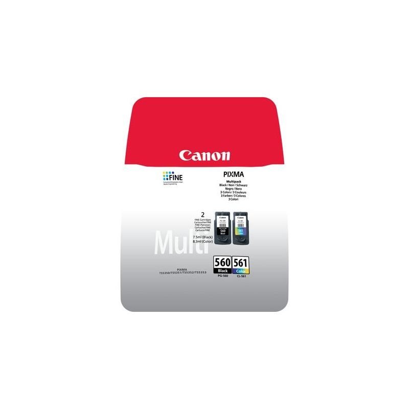 Canon Original Tinte Multipack CMYBK PG-560 / CL-561 - 3713C006 Canon Original Tinte Multipack CMYBK PG-560 / CL-561 - 3713C006 von Canon
