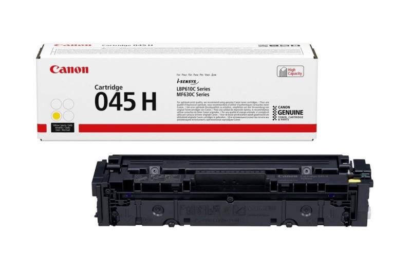 Canon Original Toner 045H gelb hohe Ergiebigkeit 2.200 Seiten (1243C002) von Canon