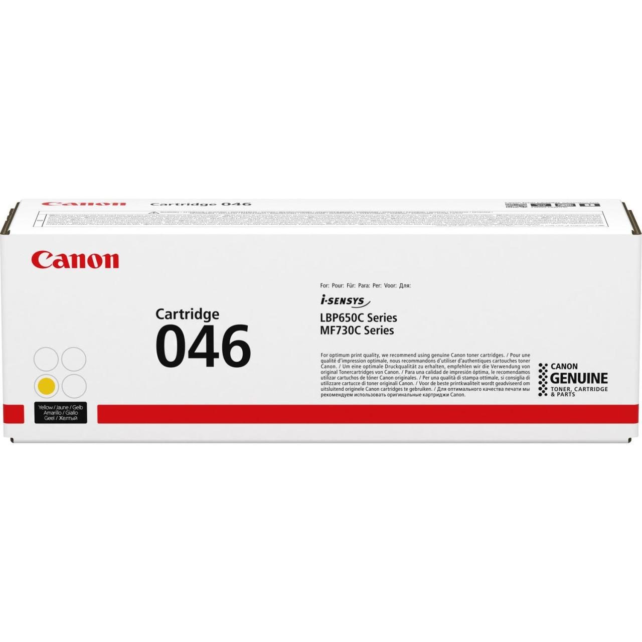 Canon Original Toner 046 gelb 2.300 Seiten (1247C002) von Canon