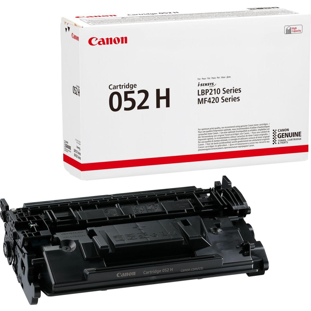 Canon Original Toner 052H schwarz hohe Ergiebigkeit 9.200 Seiten (2200C002) von Canon