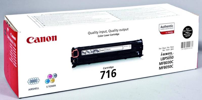 Canon Original Toner 716BK schwarz 2.300 Seiten (1980B002) von Canon