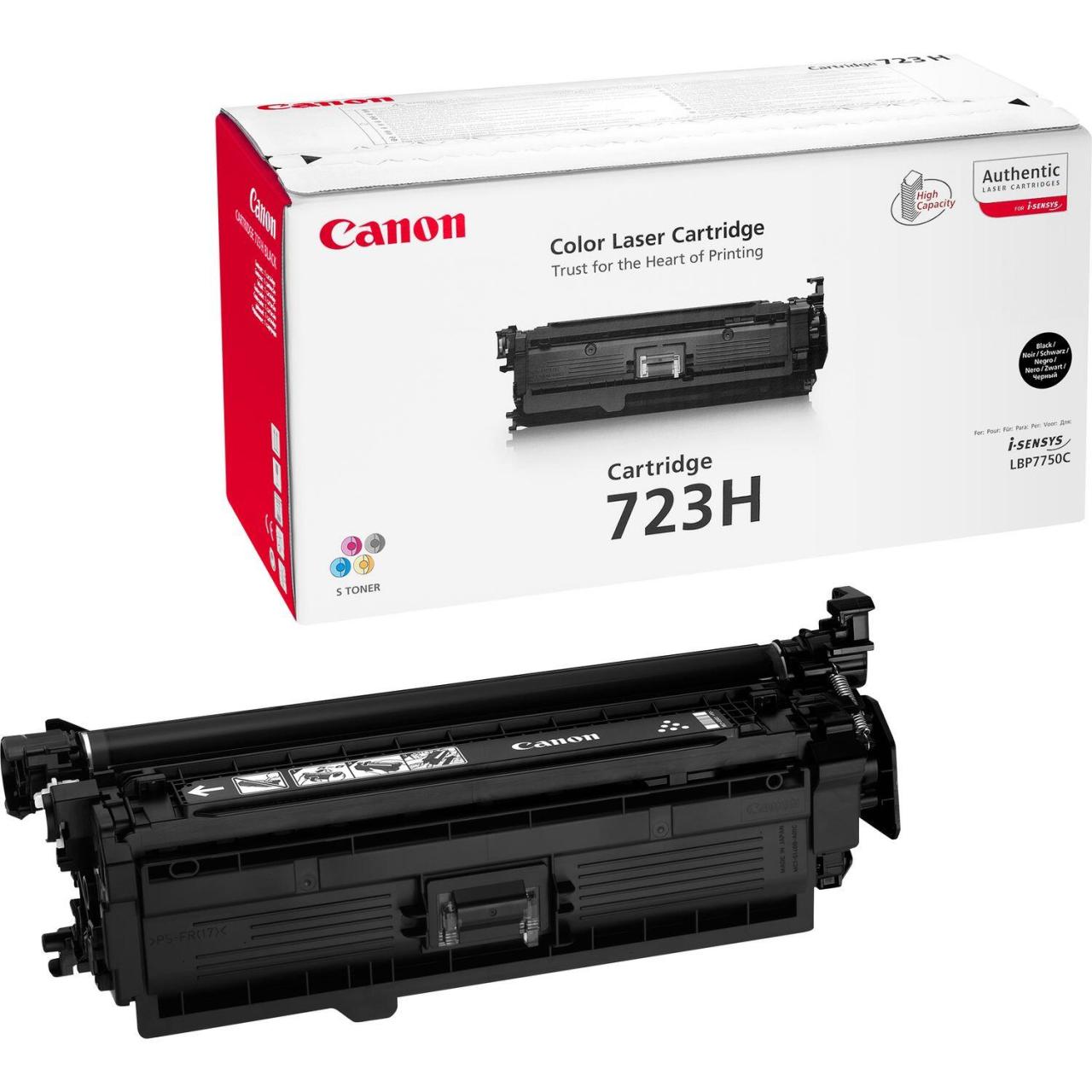 Canon Original Toner 723HBK schwarz hohe Ergiebigkeit 10.000 Seiten (2645B002) von Canon