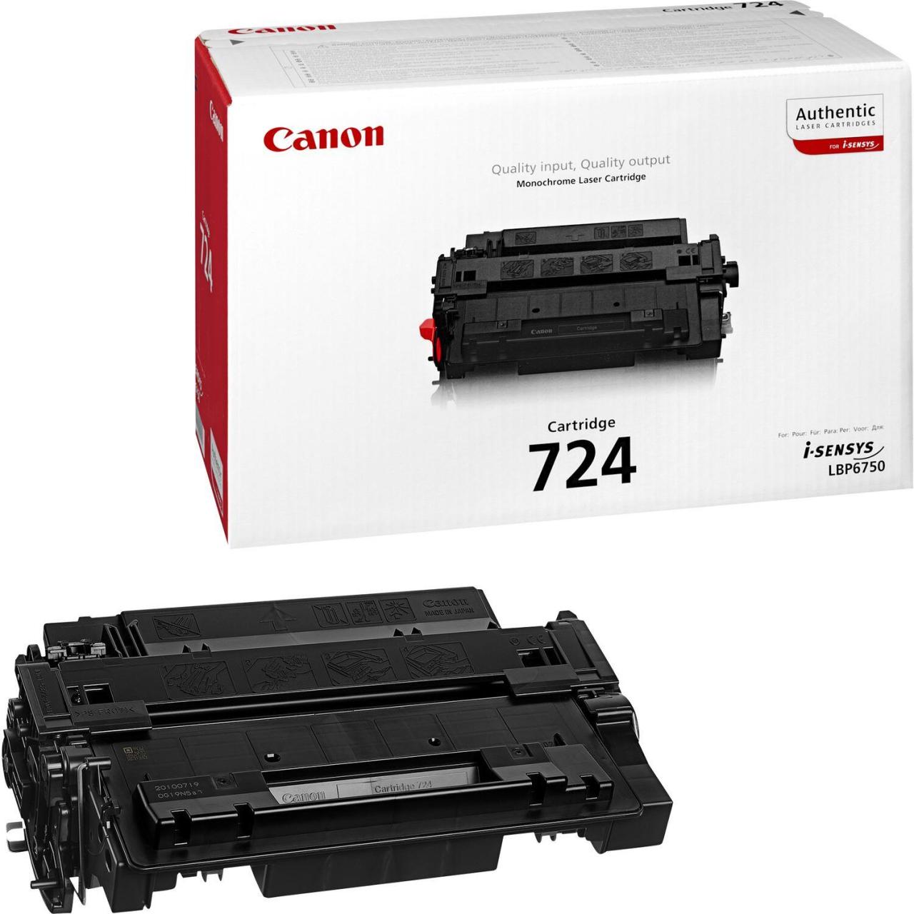 Canon Original Toner 724 schwarz 6.000 Seiten (3481B002) von Canon