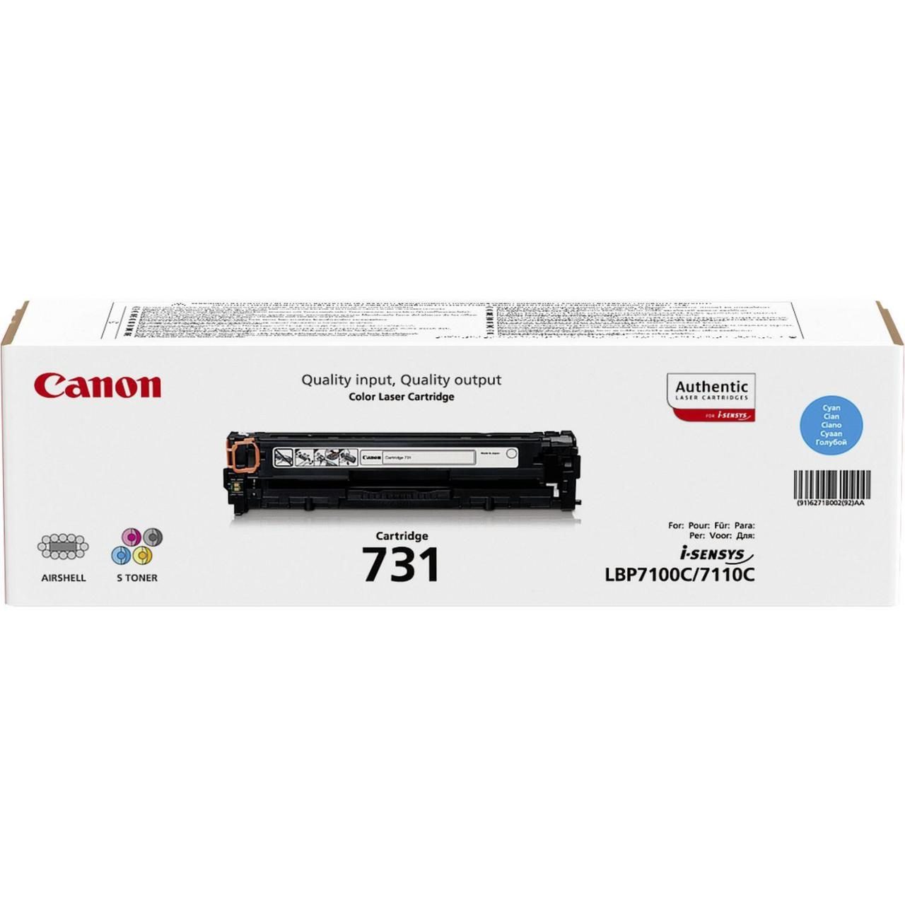 Canon Original Toner 731C cyan 1.500 Seiten (6271B002) von Canon