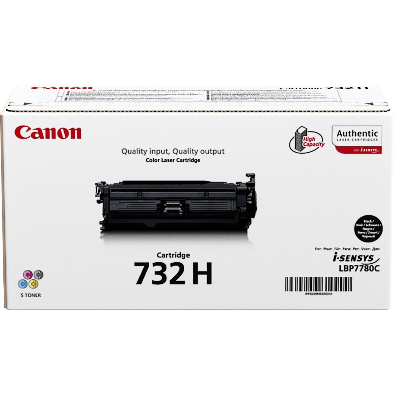Canon Original Toner 732H schwarz hohe Kapazität 12.000 Seiten (6264B002) von Canon