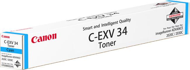 Canon Original Toner C-EXV34 cyan 19.000 Seiten (3783B002) von Canon