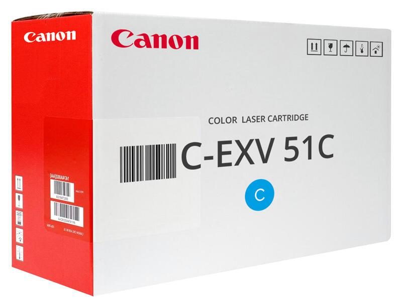 Canon Original Toner C-EXV51 cyan 60.000 Seiten (0482C002) von Canon