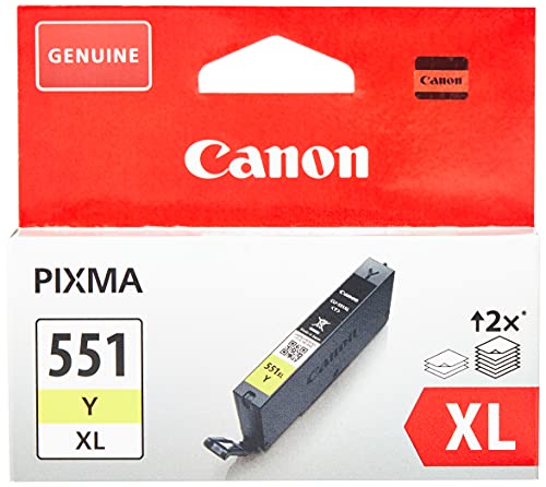 Canon Originaltinte CL-551 Y XL, Größe XL, Gelb, Recyclebare Verpackung von Canon