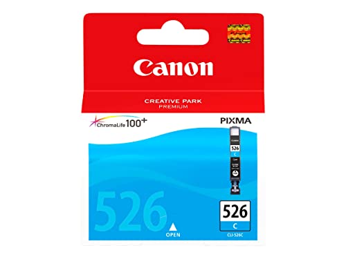 Canon Originaltinte CLI-526 C, Größe Standard, Cyan, Recyclebare Verpackung von Canon