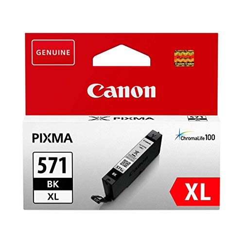 Canon Originaltinte CLI-571XL BK, Größe XL, Schwarz, Recyclebare Verpackung von Canon