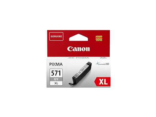 Canon Originaltinte CLI-571XL GY, Größe XL, Grau, Recyclebare Verpackung von Canon