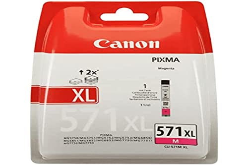 Canon Originaltinte CLI-571XL M, Größe XL, Magenta, Plastikverpackung (alte Version) von Canon