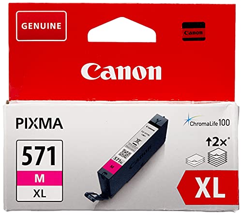 Canon Originaltinte CLI-571XL M, Größe XL, Magenta, Recyclebare Verpackung von Canon