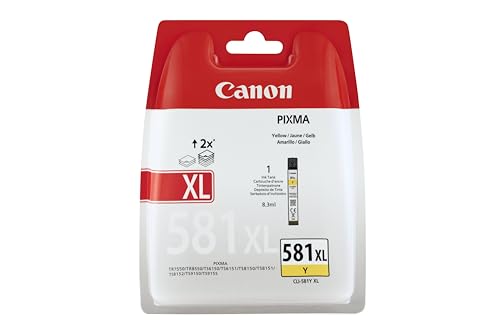 Canon Originaltinte CLI-581XL Y, Größe XL, Gelb, Recyclebare Verpackung Canon Originaltinte CLI-581XL Y, Größe XL, Gelb, Recyclebare Verpackung von Canon