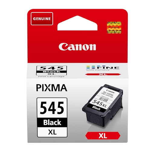 Canon Tinte - PG-545XL Original Drucker Tintenpatrone Schwarz mit hoher Reichweite - Druckt bis zu 400 A4-Seiten (1 x druckerpatrone) von Canon