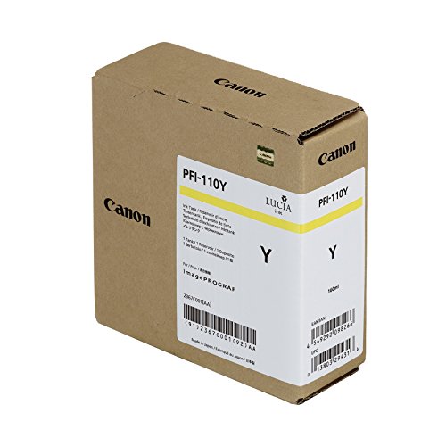 Canon PFI110Y geeignet für IPF2000 Tinte gelb 2367C001 160ml von Canon