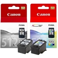 Canon PG-512 Black & CL-513 Colour Ink Cartridge Bundle Pack von Canon