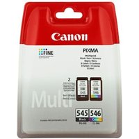 Canon PG-545 / CL-546 Druckerpatronen Multipack 4-farbig (8287B005) von Canon