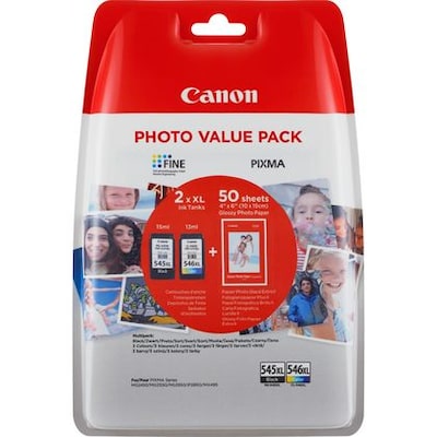 Canon PG-545XL / CL-546XL Druckerpatronen Multipack 4-farbig (8286B006) von Canon