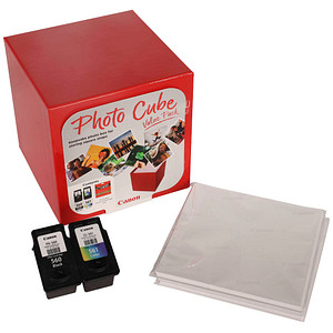 Canon PG-560 + CL-561  schwarz, color Druckköpfe + Fotopapier, 2er-Set von Canon
