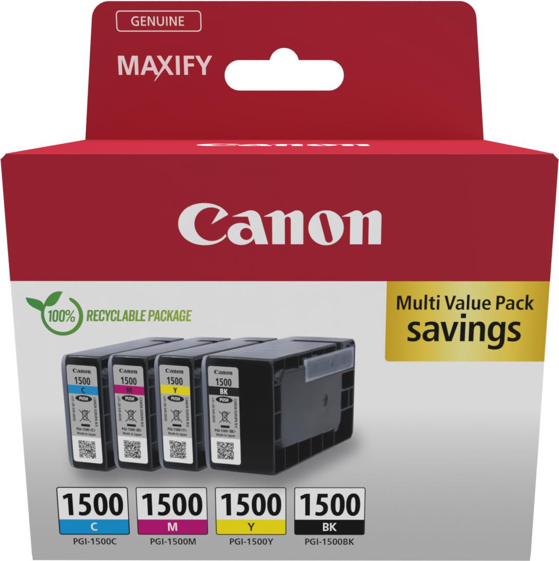 Canon PGI-1500 BK/C/M/Y Multipack (9218B006) von Canon