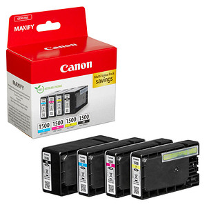 Canon PGI-1500 BK/C/M/Y  schwarz, cyan, magenta, gelb Druckerpatronen, 4er-Set von Canon