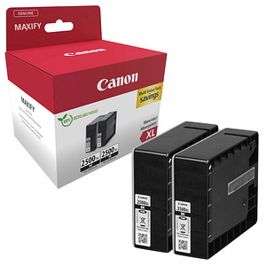 Canon PGI-2500 XL BK TWIN  schwarz Druckerpatronen, 2er-Set von Canon