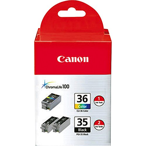 Canon PGI-35 Black Twin & CLI-36 Colour Ink Cartridge Bundle Pack von Canon