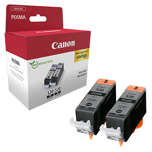 Canon PGI-520 BK Twin-Pack  schwarz Druckerpatronen, 2er-Set von Canon
