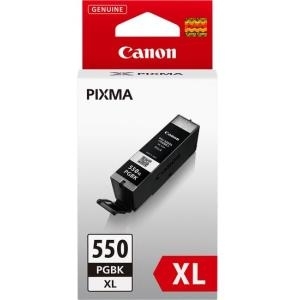 Canon PGI-550PGBK XL Twin pack - 2er-Pack - Hohe Ergiebigkeit - Schwarz - Original - Blister mit Diebstahlsicherung - Tintenbeh�lter (6431B005) von Canon