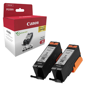 Canon PGI-570 XL PGBK Twinpack  schwarz Druckerpatronen, 2er-Set von Canon