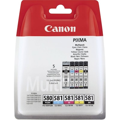 Canon PGI-580 CLI-581 / 2078C005 Original Druckerpatronen Multipack von Canon
