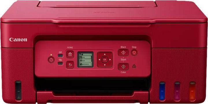 Canon PIXMA G3572 - Multifunktionsdrucker - Farbe - Tintenstrahl - nachfüllbar - Legal (216 x 356 mm) (Original) - A4/Legal (Medien) - bis zu 11 ipm (Drucken) - 100 Blatt - USB 2.0, Wi-Fi(ac) - Rot von Canon